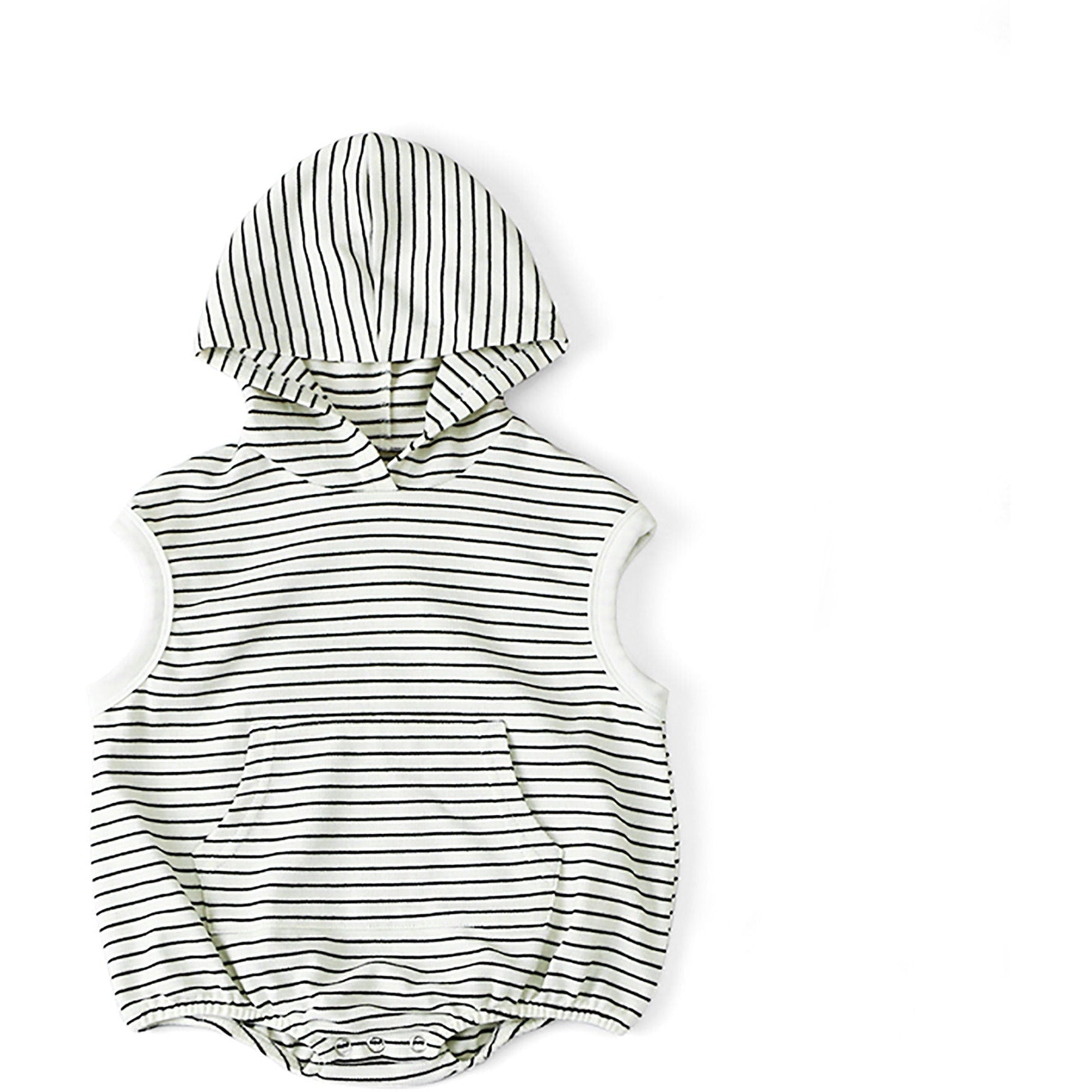 Baby sleeveless hoodie hot sale