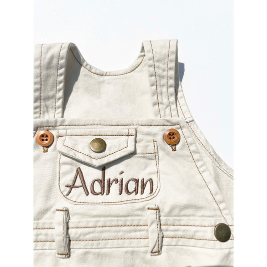 Denim Overalls with Personalization