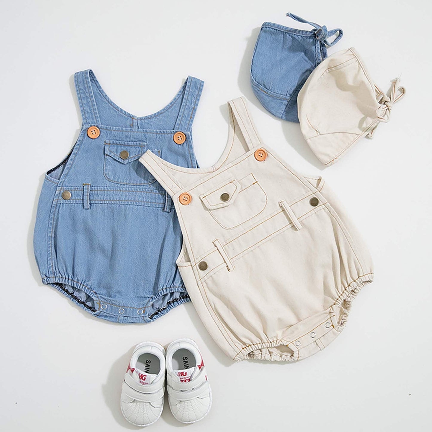 Denim Overalls with Personalization