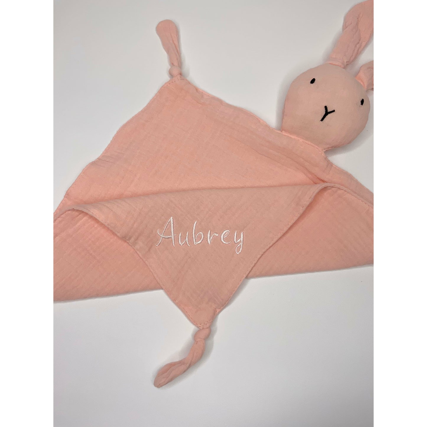 Lovey Bunny Blanket- Personalized Embroidered Name